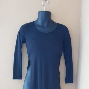 DGNY Slit Cutout Dress (black)